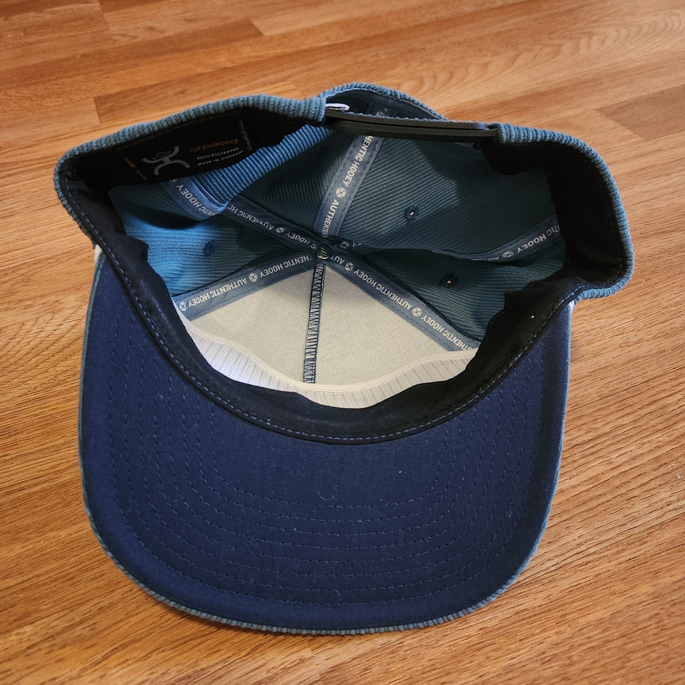 "Local" Hooey Hat Teal Corduroy w/White/Teal/Tan Patch - Picture 4 of 5